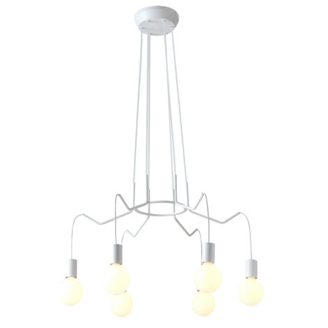 Suspension Candellux Basso 36-71026 blanc métal 6xE27 (1/3)