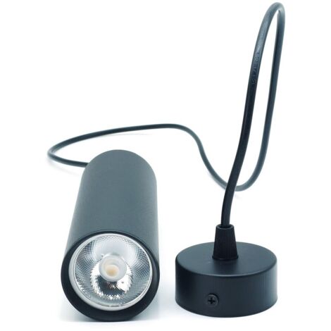 Suspension tube slim Circus noire GU10 IdeaLED ID-6040 (1/5)