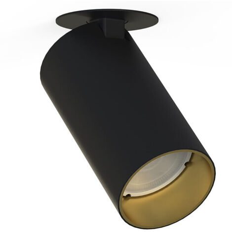 Spot encastré LED Nowodvorski MONO noir/or GU10 acier (1/2)