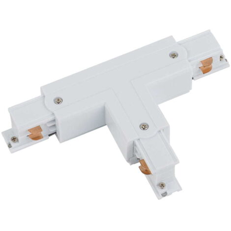 Connecteur T rail 3 circuits blanc droit Nowodvorski 8241 (1/3)