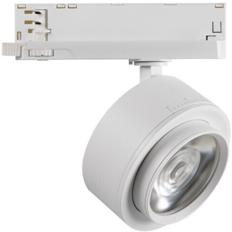 Projecteur sur rail LED 18W - Angle réglable 15-45° - Teinte de lumière Blanc Naturel (1/5)