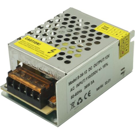 Bloc alim secteur LED 12V 3A 36W IP20 IdeaLED ID-3008