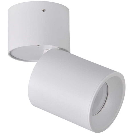 Spot plafond orientable GU10 blanc alu ASTRA Polux