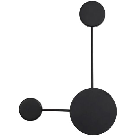Applique murale noire disques LED 7W 4000K Rabalux Amadeo (1/5)