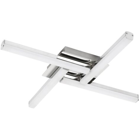 Plafonnier LED Rabalux Antonia chromé 24W 61cm IP44 (1/4)