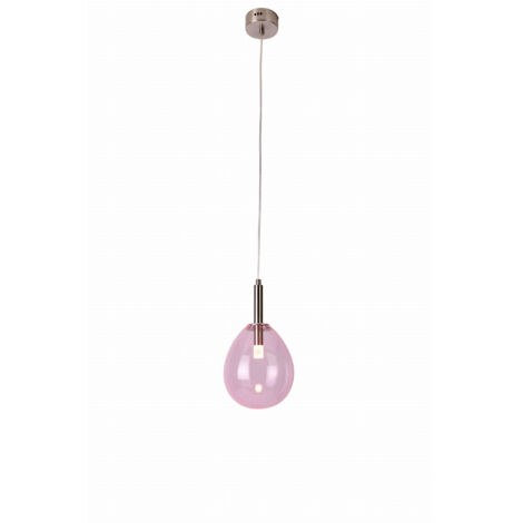 Suspension LED Candellux Lukka chrome/rose 6W 3000K (1/2)