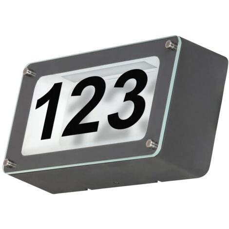 Applique numéro LED 6W Hannover anthracite Rabalux (1/4)
