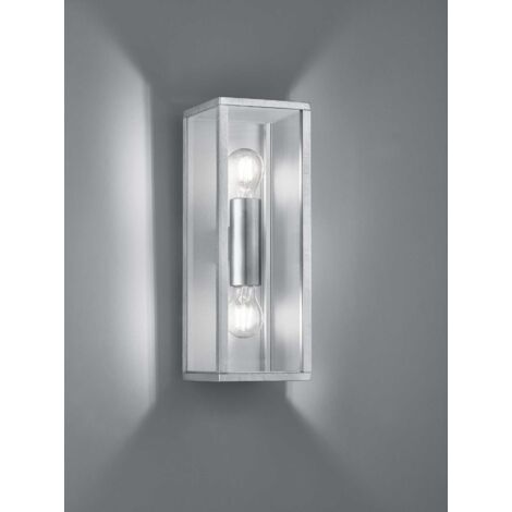 Applique extérieure GARONNE argent 2xE27 IP44 Trio (1/3)