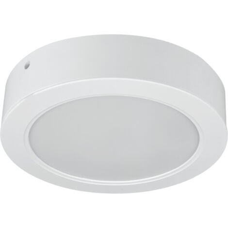 Plafonnier LED salle de bain 18W 2en1 rond blanc IP54 (1/5)