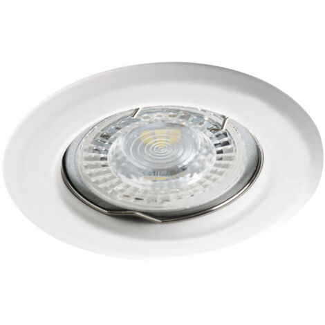 Fixation de spot encastrable blanc D83mm marque Kanlux ref 26790