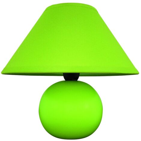 Lampe de chevet verte céramique E14 Ariel 4907 Rabalux