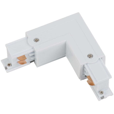 Connecteur L rail 3 voies droit blanc Nowodvorski 8227 (1/3)
