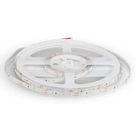 Rouleau de ruban LED 5Mètres SMD3528 blanc froid - 60LEDs IP20 (1/5)