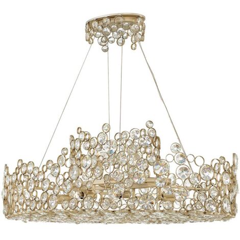 Chandelier Linear  Anya Feuille d'argent 33,8 Cm (1/5)
