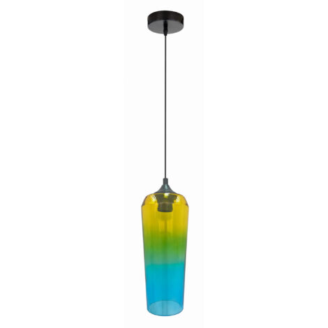 Suspension Candellux EOL 31-51844 Ø11 verre noir bleu (1/3)