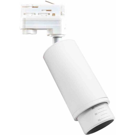 Luminaire Mica Zoom Track blanc 1xGU10 - 3 circuits