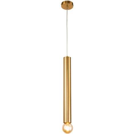 Suspension Candellux Austin 1xE27 métal doré Ø6cm IP20 (1/2)