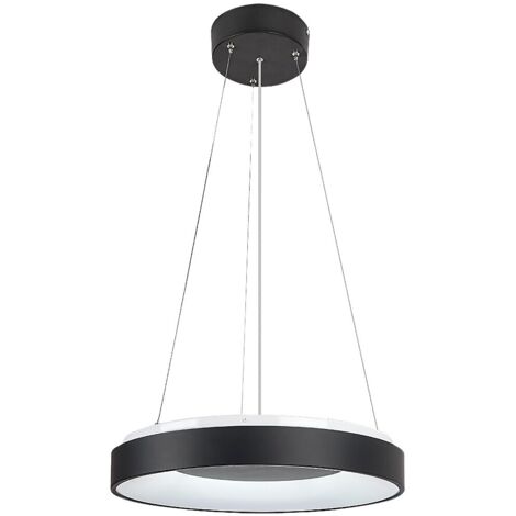 Suspension LED cercle 38W noir Rabalux Ceilo 72001 (1/5)
