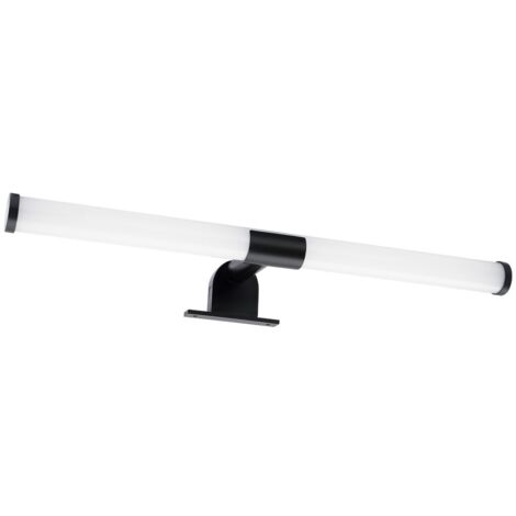 Applique miroir salle bain noire 40 cm LED 6W IP44 (1/5)