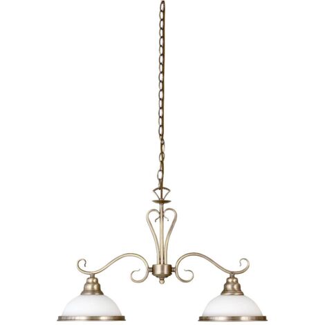 Suspension classique Rabalux Elisett brune 2xE27 116cm (1/4)