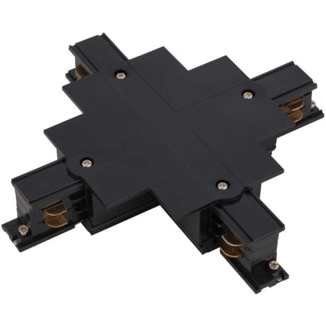 Connecteur X rail encastré 3 circuits noir Nowodvorski 8680 (1/3)