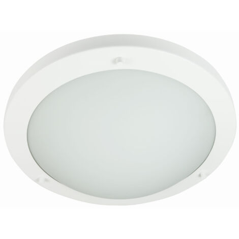 Plafonnier LED Candellux Aquila 10W Ø31 blanc IP44 (1/3)