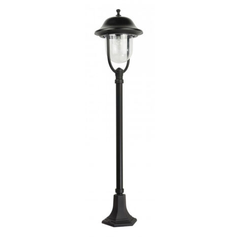 Borne jardin rétro Prince SU-MA 117cm E27 noir IP43 (1/5)