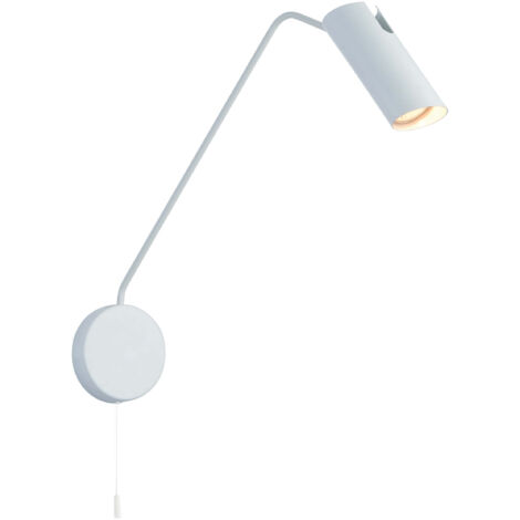 Applique Futuro métal blanche 1 lumière GU10 articulée (1/2)