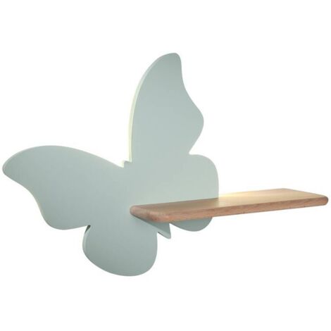 Applique Candellux Butterfly verte bois LED 4W 4000K (1/3)