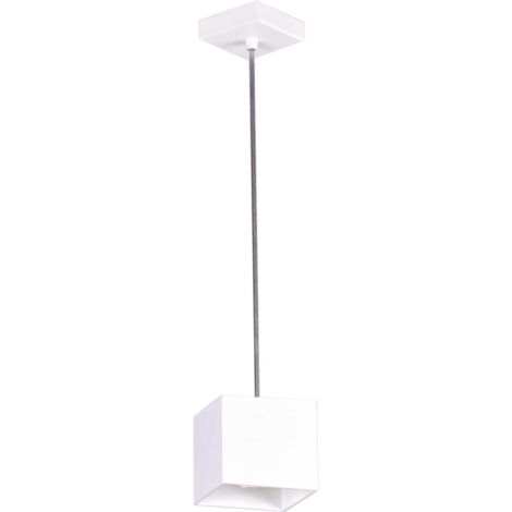 Suspension cube blanc moderne Kaja Kubik K-4210 GU10 (1/2)