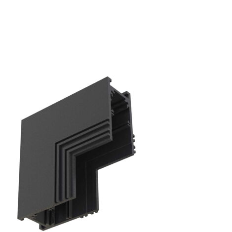 Connecteur angle encastré noir vertical LVM Track 1c (1/2)