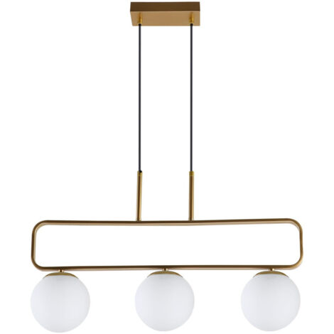 Lustre Jove laiton/blanc verre 3xG9 Candellux 33-01573 (1/2)