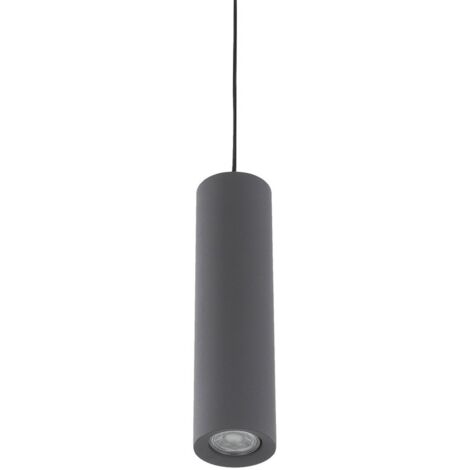 Italux Jet - Luminaire suspendu moderne gris 1 lumière LED, GU10 (1/2)