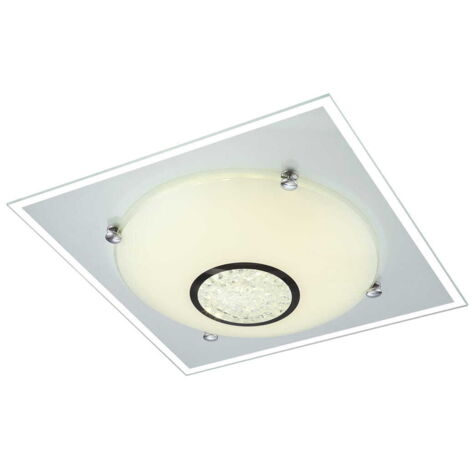 Plafonnier LED Italux Minako blanc 33,5cm 12W 4000K (1/2)