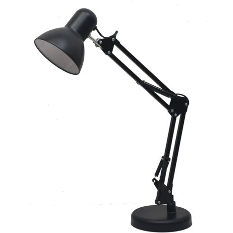 Lampe de bureau réglable noire E27 60W NEXA Milagro (1/5)