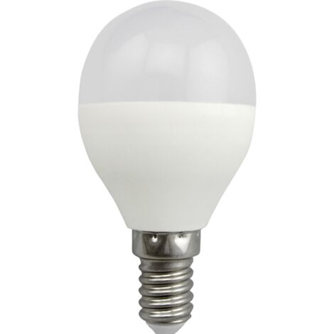 Ampoule LED G45 E14 650 lm 3000K opale Polux Platinum (1/3)