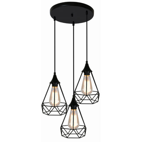 Suspension Candellux Graf 33-62918 noire 3xE27 métal (1/2)
