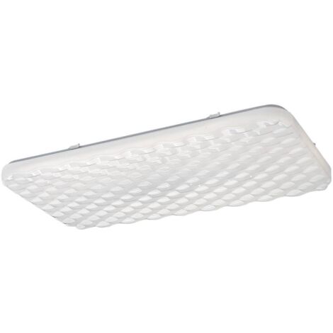 Plafonnier LED 36W 63,5cm blanc effet étoilé Rabalux (1/5)