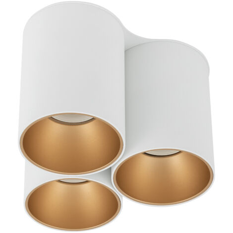 Spot plafond LED Nowodvorski Eye Tone blanc/or 3xGU10 (1/5)