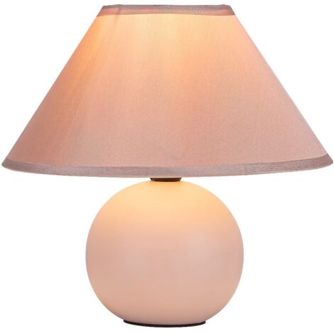 Lampe de table rose céramique E14 Ariel 2145 Rabalux