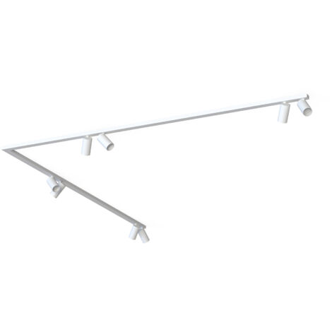 Plafonnier barre 8 spots GU10 Nowodvorski Mono blanc (1/2)