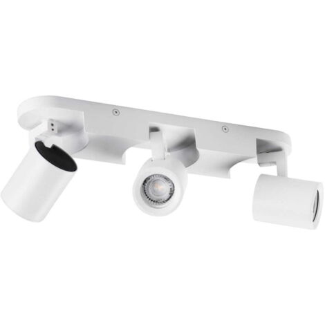 Plafonnier barre Kanlux Laurin 29124 blanc 3xGU10 alu
