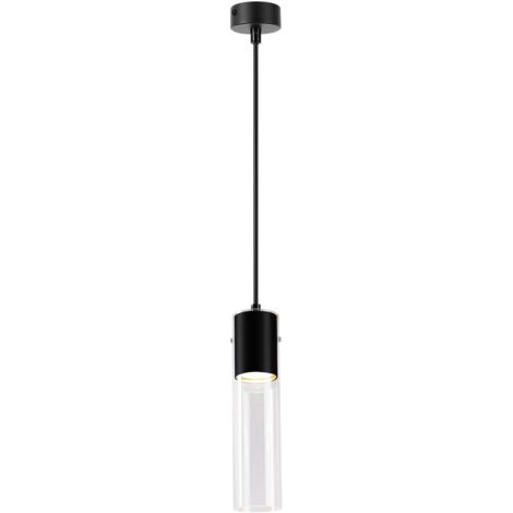 Lampe suspendue Ricky noire 1xGU10 (1/5)