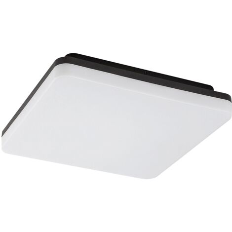 Plafonnier extérieur carré LED 24W 4000K IP54 noir (1/5)