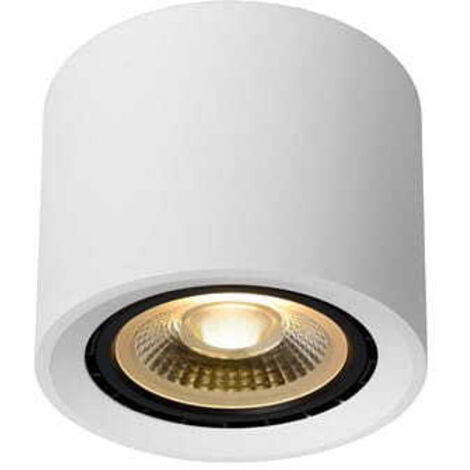 Spot plafond Lucide Fedler GU10 12W 2200-3000K blanc (1/5)
