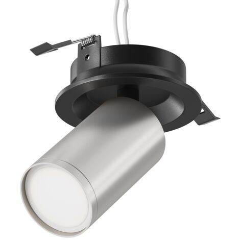 Plafonnier Maytoni Focus S noir alu GU10 10W IP20 52mm (1/5)
