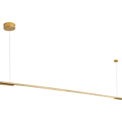 Suspension moderne dorée 150 cm dimmable LED 26W Organic (1/4)