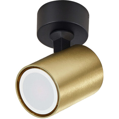 Spot plafond Snow GU10 1x doré/noir Light Prestige (1/5)