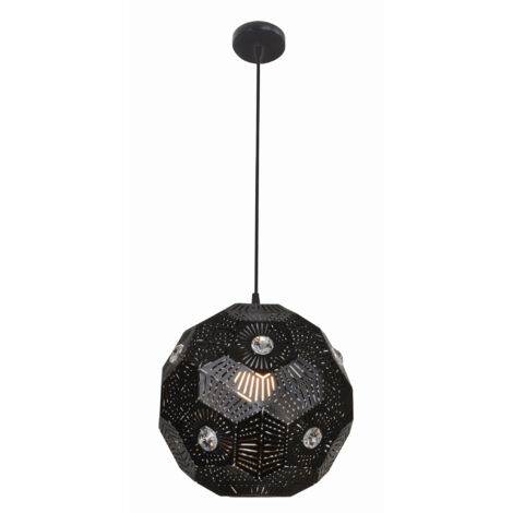 Suspension Candellux Euphoria 31-69764 noire Ø30cm E27 (1/2)
