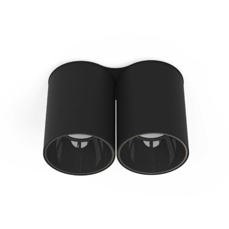 Plafonnier spot Nowodvorski Eye Tone 2xGU10 noir métal (1/2)